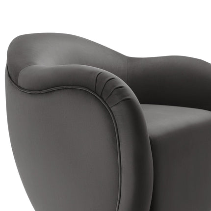 Modway EEI-6959 Compose Performance Velvet Swivel Armchair Modway