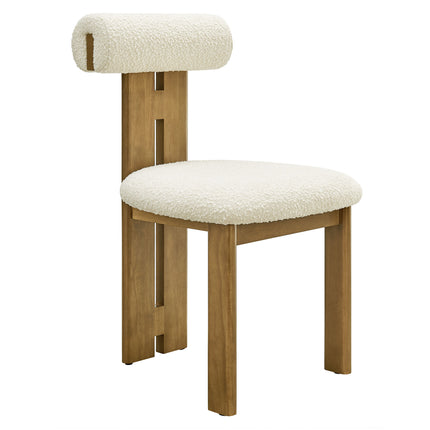 Modway EEI-6960 Torian Boucle Fabric Dining Chair Set of 2 - Plaza Home Decor