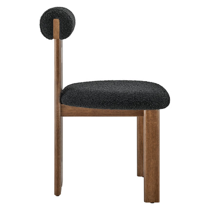 Modway EEI-6960 Torian Boucle Fabric Dining Chair Set of 2 - Plaza Home Decor