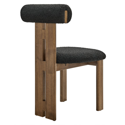 Modway EEI-6960 Torian Boucle Fabric Dining Chair Set of 2 - Plaza Home Decor