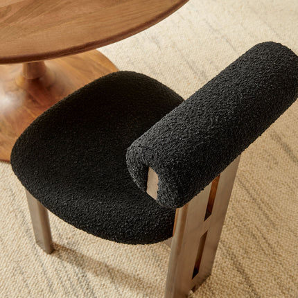 Modway EEI-6960 Torian Boucle Fabric Dining Chair Set of 2 - Plaza Home Decor