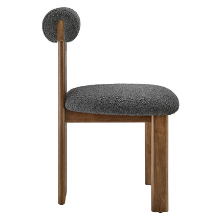 Modway EEI-6960 Torian Boucle Fabric Dining Chair Set of 2 - Plaza Home Decor