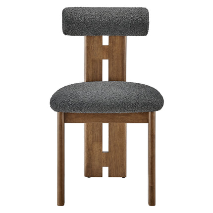 Modway EEI-6960 Torian Boucle Fabric Dining Chair Set of 2 - Plaza Home Decor