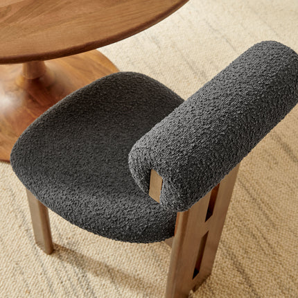 Modway EEI-6960 Torian Boucle Fabric Dining Chair Set of 2 - Plaza Home Decor