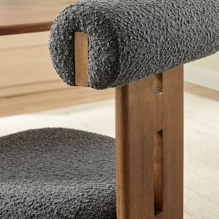 Modway EEI-6960 Torian Boucle Fabric Dining Chair Set of 2 - Plaza Home Decor