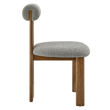 Modway EEI-6960 Torian Boucle Fabric Dining Chair Set of 2 - Plaza Home Decor