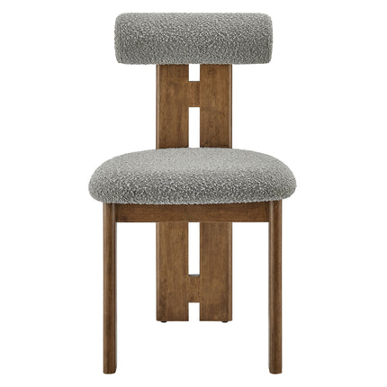 Modway EEI-6960 Torian Boucle Fabric Dining Chair Set of 2 - Plaza Home Decor