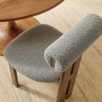 Modway EEI-6960 Torian Boucle Fabric Dining Chair Set of 2 - Plaza Home Decor