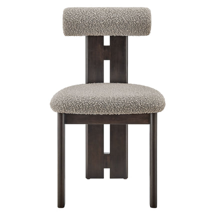 Modway EEI-6960 Torian Boucle Fabric Dining Chair Set of 2 - Plaza Home Decor