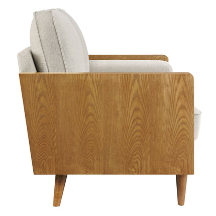 Modway EEI-6961 Kellan Heathered Fabric Upholstered Sofa Modway