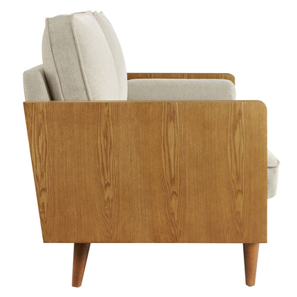 Modway EEI-6961 Kellan Heathered Fabric Upholstered Sofa Modway