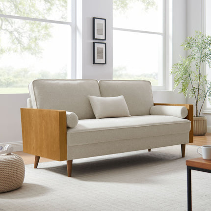 Modway EEI-6961 Kellan Heathered Fabric Upholstered Sofa Modway