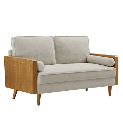 Modway EEI-6962 Kellan Heathered Weave Fabric Loveseat Modway