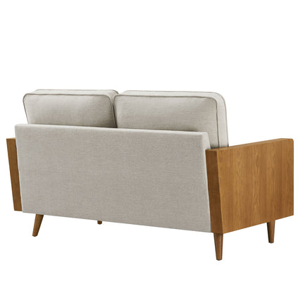 Modway EEI-6962 Kellan Heathered Weave Fabric Loveseat Modway
