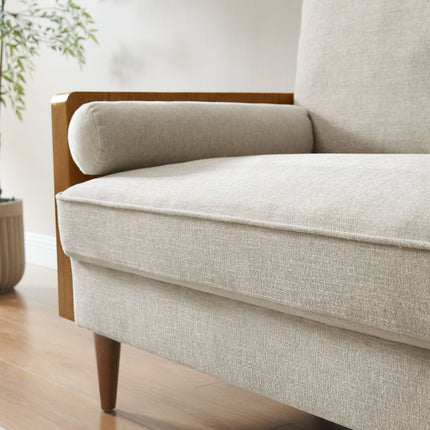 Modway EEI-6962 Kellan Heathered Weave Fabric Loveseat Modway