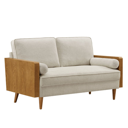 Modway EEI-6962 Kellan Heathered Weave Fabric Loveseat Modway