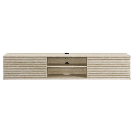Modway EEI-6965 Render 70" Faux Travertine Wall-Mount Media Console TV Stand Modway