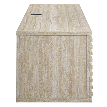 Modway EEI-6965 Render 70" Faux Travertine Wall-Mount Media Console TV Stand Modway