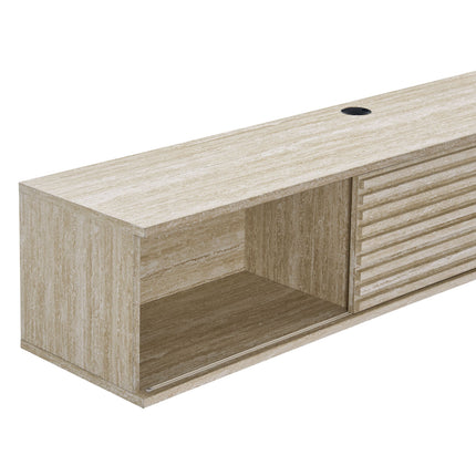 Modway EEI-6965 Render 70" Faux Travertine Wall-Mount Media Console TV Stand Modway