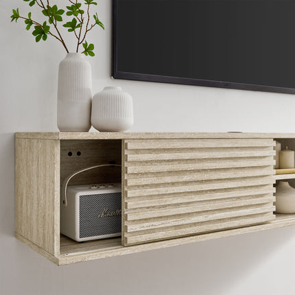 Modway EEI-6965 Render 70" Faux Travertine Wall-Mount Media Console TV Stand Modway
