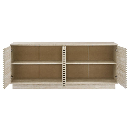 Modway EEI-6966 Render 70" Faux Travertine Sideboard Cabinet TV Stand Modway