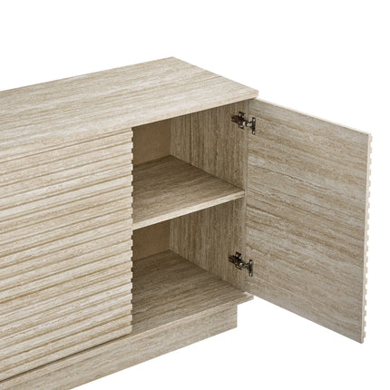 Modway EEI-6966 Render 70" Faux Travertine Sideboard Cabinet TV Stand Modway
