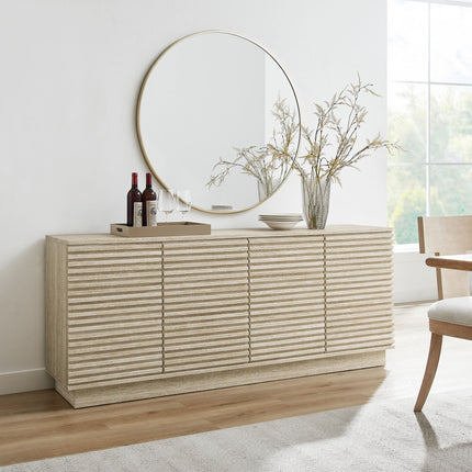 Modway EEI-6966 Render 70" Faux Travertine Sideboard Cabinet TV Stand Modway