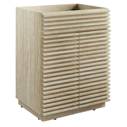 Modway EEI-6967 Render 24" Faux Travertine Bathroom Vanity Cabinet (Sink Not Included) Modway