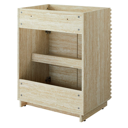 Modway EEI-6967 Render 24" Faux Travertine Bathroom Vanity Cabinet (Sink Not Included) Modway