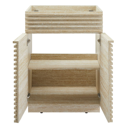 Modway EEI-6967 Render 24" Faux Travertine Bathroom Vanity Cabinet (Sink Not Included) Modway
