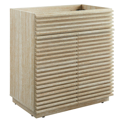 Modway EEI-6968 Render 30" Faux Travertine Bathroom Vanity Cabinet (Sink Not Included) Modway