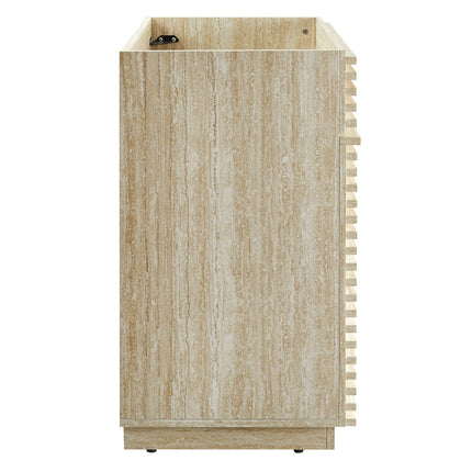 Modway EEI-6968 Render 30" Faux Travertine Bathroom Vanity Cabinet (Sink Not Included) Modway
