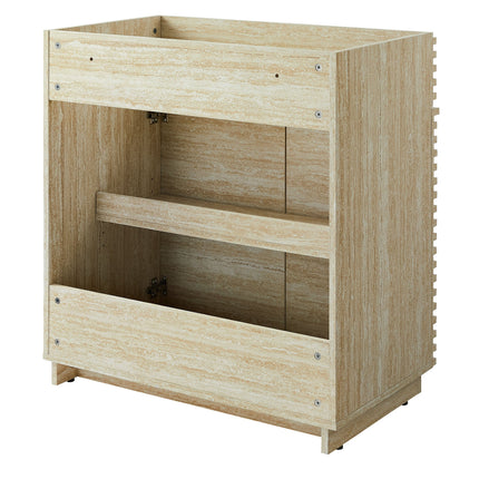 Modway EEI-6968 Render 30" Faux Travertine Bathroom Vanity Cabinet (Sink Not Included) Modway