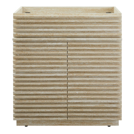 Modway EEI-6968 Render 30" Faux Travertine Bathroom Vanity Cabinet (Sink Not Included) Modway