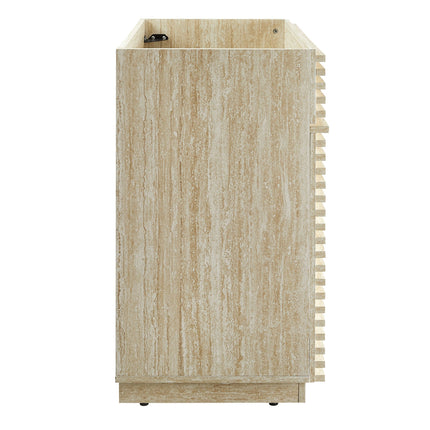 Modway EEI-6969 Render 36" Faux Travertine Bathroom Vanity Cabinet (Sink Not Included) Modway