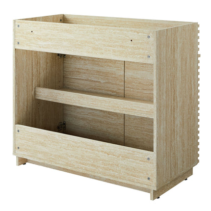Modway EEI-6969 Render 36" Faux Travertine Bathroom Vanity Cabinet (Sink Not Included) Modway