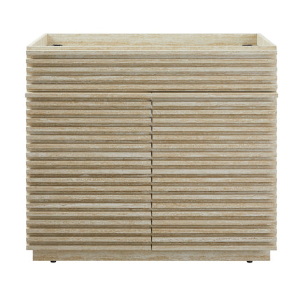 Modway EEI-6969 Render 36" Faux Travertine Bathroom Vanity Cabinet (Sink Not Included) Modway