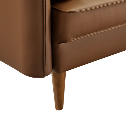 Modway EEI-6973 Revive Upholstered Vegan Leather Accent Armchair Modway