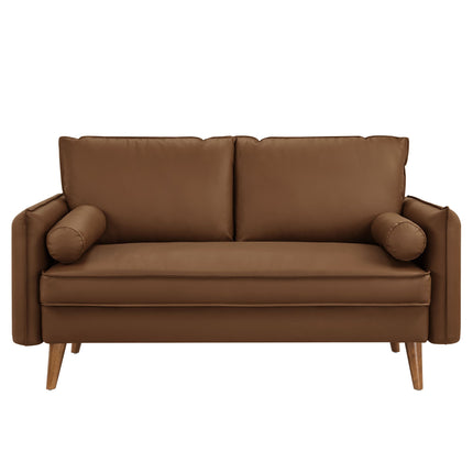 Modway EEI-6974 Revive Upholstered Vegan Leather Loveseat Modway