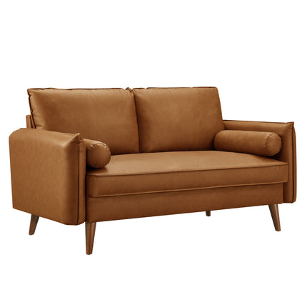Modway EEI-6974 Revive Upholstered Vegan Leather Loveseat Modway