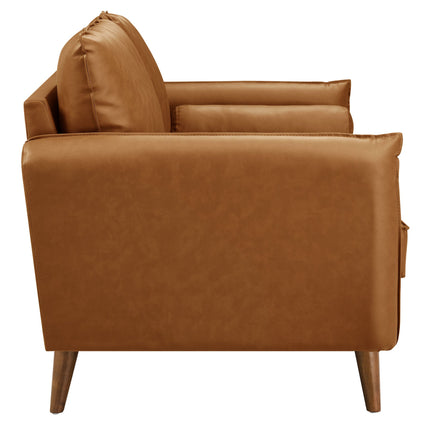 Modway EEI-6974 Revive Upholstered Vegan Leather Loveseat Modway