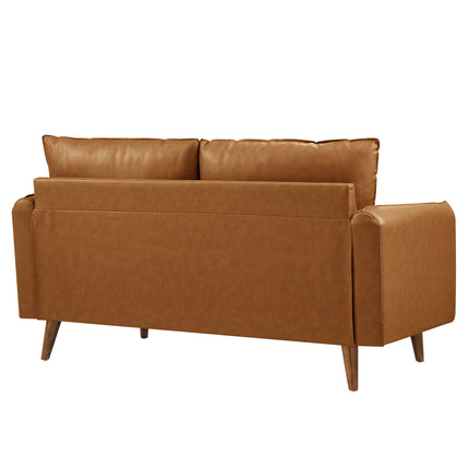 Modway EEI-6974 Revive Upholstered Vegan Leather Loveseat Modway