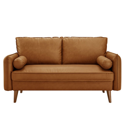 Modway EEI-6974 Revive Upholstered Vegan Leather Loveseat Modway