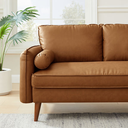 Modway EEI-6974 Revive Upholstered Vegan Leather Loveseat Modway