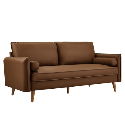 Modway EEI-6975 Revive Upholstered Vegan Leather Sofa Modway