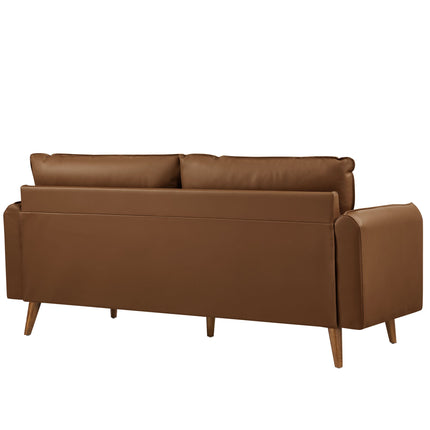Modway EEI-6975 Revive Upholstered Vegan Leather Sofa Modway
