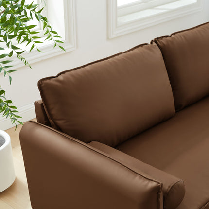 Modway EEI-6975 Revive Upholstered Vegan Leather Sofa Modway