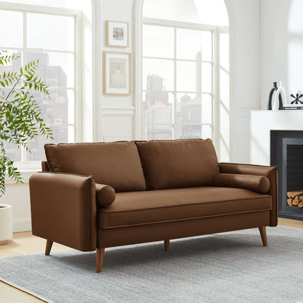 Modway EEI-6975 Revive Upholstered Vegan Leather Sofa Modway