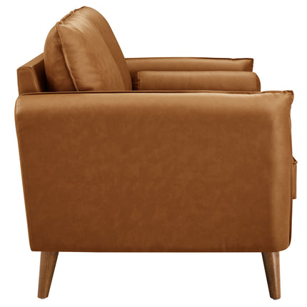Modway EEI-6975 Revive Upholstered Vegan Leather Sofa Modway