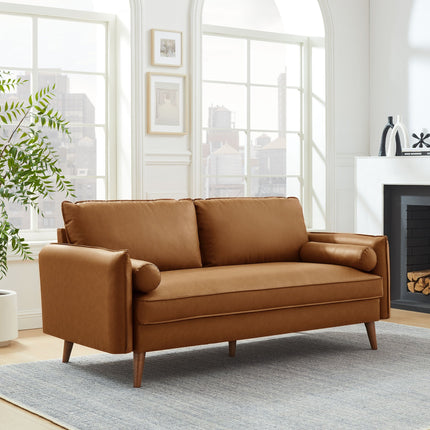 Modway EEI-6975 Revive Upholstered Vegan Leather Sofa Modway
